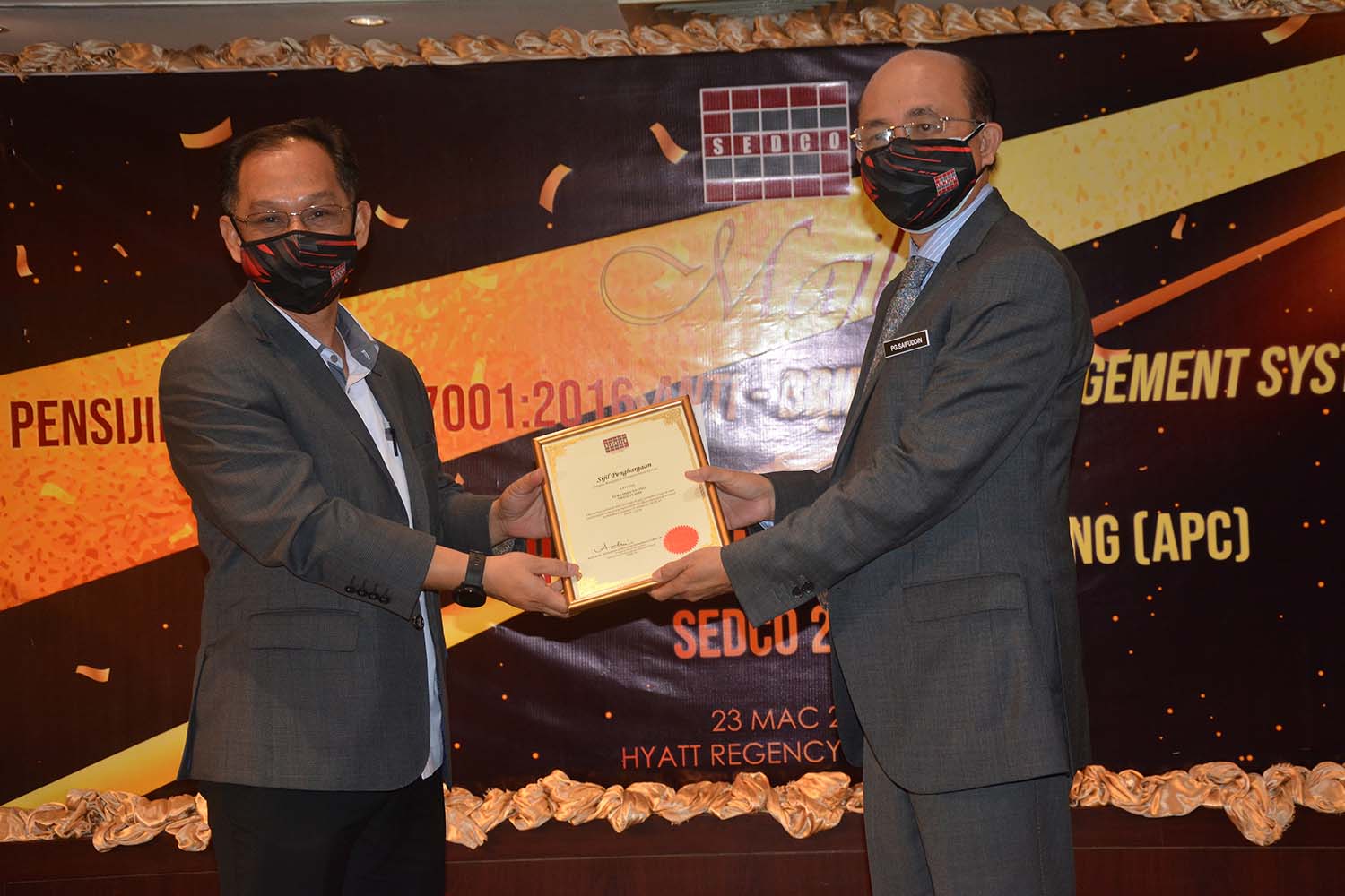 Anugerah Perkhidmatan Cemerlang SEDCO 2019